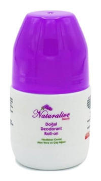 Naturalive Hindistan Cevizli Pudrasız Ter Önleyici Organik Roll-On Unisex Deodorant 50 ml