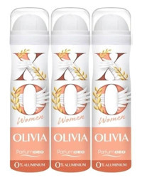 Xo Olivia Pudrasız Ter Önleyici Sprey Kadın Deodorant 3x150 ml