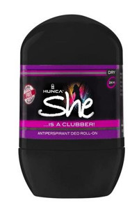 She Is Clubber Pudrasız Ter Önleyici Antiperspirant Roll-On Kadın Deodorant 40 ml