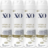 Xo Natural Effective Pudrasız Ter Önleyici Organik Sprey Kadın Deodorant 4x150 ml