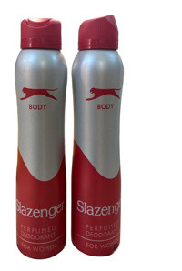 Slazenger Active Sport Kırmızı Pudrasız Ter Önleyici Sprey Kadın Deodorant 2x150 ml