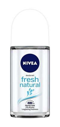 Nivea Natural Fresh Pudrasız Ter Önleyici Organik Antiperspirant Roll-On Kadın Deodorant 25 ml