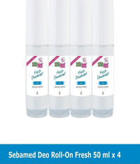 Sebamed Fresh Pudrasız Ter Önleyici Antiperspirant Roll-On Kadın Deodorant 4x50 ml