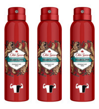 Old Spice Bearglove Pudrasız Ter Önleyici Sprey Erkek Deodorant 3x150 ml