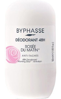 Byphasse Morning Dew Pudrasız Ter Önleyici Antiperspirant Roll-On Kadın Deodorant 50 ml