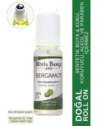 Minia Bahçe Bergamot Pudrasız Ter Önleyici Organik Roll-On Unisex Deodorant 10 ml