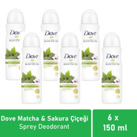 Dove Invisible Pudralı Ter Önleyici Antiperspirant Sprey Kadın Deodorant 6x150 ml