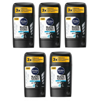 Nivea Black&White Invisible Fresh Pudrasız Ter Önleyici Antiperspirant Stick Erkek Deodorant 5x50 ml