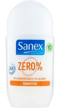 Sanex Zero Sensitive Pudrasız Ter Önleyici Roll-On Kadın Deodorant 50 ml