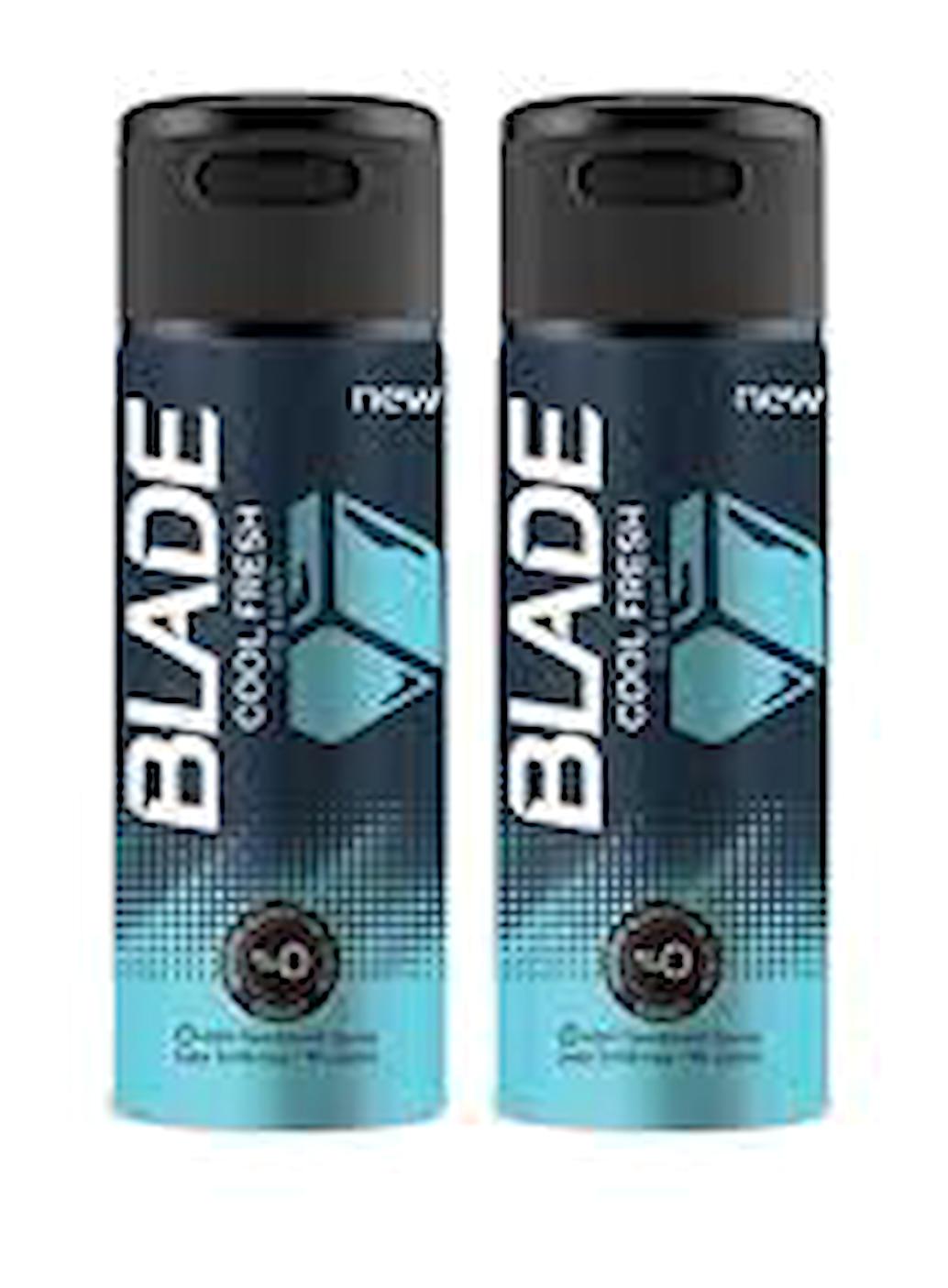 Blade Cooler Pudrasız Ter Önleyici Antiperspirant Sprey Erkek Deodorant 2x150 ml