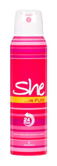 She Pudrasız Ter Önleyici Sprey Kadın Deodorant 4x150 ml