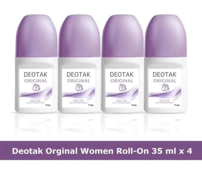 Deotak Pudrasız Ter Önleyici Antiperspirant Roll-On Kadın Deodorant 35 ml