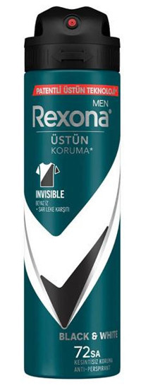 Rexona Invisible Üstün Koruma Pudralı Ter Önleyici Antiperspirant Sprey Erkek Deodorant 150 ml