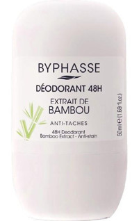 Byphasse Bambu Extract Pudrasız Ter Önleyici Antiperspirant Roll-On Unisex Deodorant 50 ml