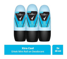 Rexona Xtra Cool Pudrasız Ter Önleyici Antiperspirant Roll-On Erkek Deodorant 3x20 ml