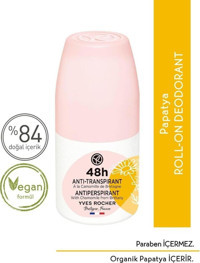 Yves Rocher Papatya Özlü Pudrasız Ter Önleyici Organik Antiperspirant Roll-On Kadın Deodorant 50 ml