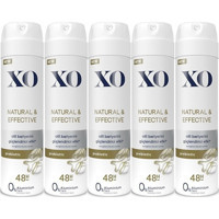 Xo Natural Effective Pudrasız Ter Önleyici Organik Sprey Kadın Deodorant 5x150 ml