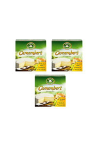 Kasarei Champignon Camembert İnek Peyniri 3x125 gr
