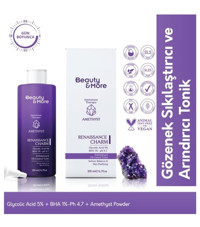 Beauty&More Karma Ciltler İçin AHA/BHA Salisilik Asit Gözenek Sıkılaştırıcı Leke Giderici Yüz Temizleyici Tonik 200 ml