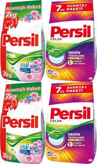 Persil Gülün Büyüsü Beyazlar - Renkliler İçin 184 Yıkama Toz Deterjan 4 x 7 kg