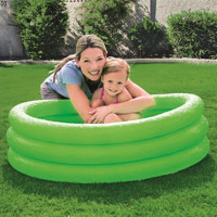 Bestway 51025 3 Boğum Yuvarlak 25x122 cm Şişme Havuz Yeşil