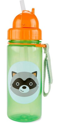 Skip Hop Pipetli Akıtmaz Kulplu 1+ Yaş 350 ml Alıştırma Bardağı Açık Yeşil