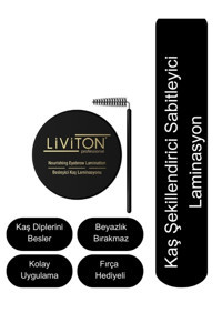 Liviton Professional Şeffaf Doğal Wax Kaş Sabitleyici 50 ml
