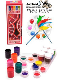 Artlantis Çok Renkli 12x20 ml Guaj Boya Seti