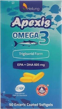 Apexis Heilung Apexis Omega 3 Balık Yağı Kapsül 605 mg 50 Adet