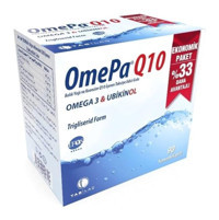 Tab İlaç Omepa Q10 Ekonomik Paket Omega 3 Balık Yağı Kapsül 1000 mg 90 Adet
