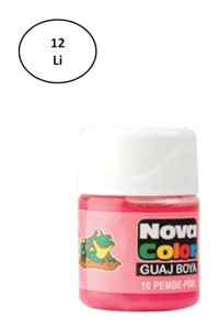 Nova Color Nc-112 Pembe 12x150 ml Guaj Boya Seti