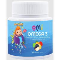 Omi Çiğnenebilir Omega 3 Balık Yağı Jel 60 Adet