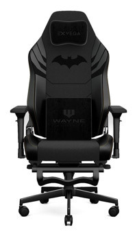 Exvega Pandora Batman Dark Knight Ortopedik Ayak Uzatmalı Deri Oyuncu Koltuğu Siyah