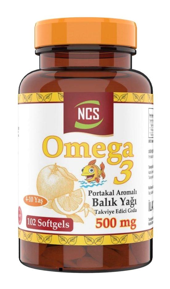 Ncs Omega 3 Kapsül 500 mg 102 Adet