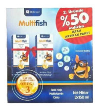Medicago Multifish 2'li Avantaj Paket Omega 3 Balık Yağı Şurup 150 ml 2 Adet
