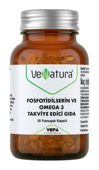 Venatura Fosfotidilserin ve Omega 3 Balık Yağı Kapsül 1600 mg 30 Adet