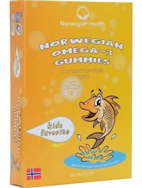 Norwegian Health Gummies Tutti Frutti Omega 3 Balık Yağı Kapsül 500 mg 30 Adet