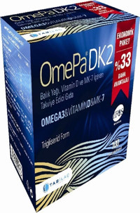 Tab İlaç Omepa DK2 Omega 3 Kapsül 1000 mg 100 Adet