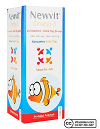 Newvit Newvit Portakal Aromalı Omega 3 Şurup 150 ml