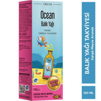 Orzax Ocean Karışık Meyve Aromalı Omega 3 Şurup 150 ml