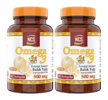 Ncs Portakal Aromalı Omega 3 Kapsül 500 mg 204 Adet