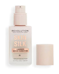 Revolution Skin Silk F1 Su Bazlı Vegan Likit Serum Fondöten 23 ml