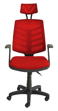 Obc Ofis Büro Concept Dönerli Kırmızı Çalışma Sandalyesi