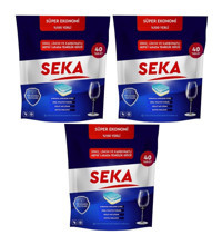 Seka Hepsi Bir Arada Tablet Bulaşık Makinesi Deterjanı 3x40 Adet