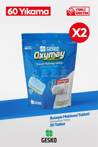 Gesko Tablet Bulaşık Makinesi Deterjanı 2x30 Adet