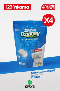 Gesko Tablet Bulaşık Makinesi Deterjanı 4x30 Adet
