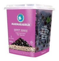 Marmarabirlik Sepet Serisi Tuzlu Salamura Yağlı Siyah Zeytin Kutu 2.4 kg