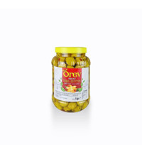 Orev Tuzlu Biberli Yeşil Zeytin Pet Kavanoz 1 kg