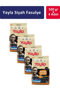 Yayla Gurme Siyah Fasulye 4x500 gr
