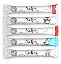 Sek Şeker Karikatür Beyaz Toz Şeker 250x4 gr